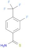 3-FLUORO-4-(TRIFLUOROMETHYL)BENZENECARBOTHIOAMIDE