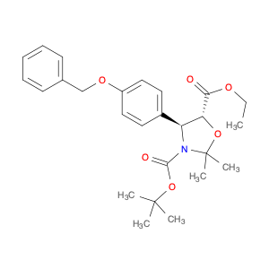 (4S,5R)-2,2-DiMethyl-4-[4-(phenylMethoxy)phenyl]-N-DiMethylethoxycarbonyl-3,5-oxazolidinecarboxyli…