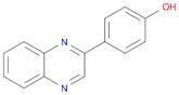 4-quinoxalin-2-ylphenol