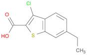 3-Chloro-6-ethyl-1-benzothiophene-2-carboxylic Acid