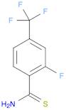 2-Fluoro-4-(trifluoromethyl)thiobenzamide