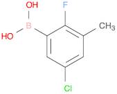 5-Chloro-2-fluoro-3-methylphenylboronic acid