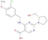 5-PyriMidinecarboxylic acid, 4-[[(3-chloro-4-Methoxyphenyl)Methyl]aMino]-2-[(2S)-2-(hydroxyMethyl)…