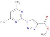 Methyl 1-(4,6-dimethylpyrimidin-2-yl)-1H-1,2,3-triazole-4-carboxylate