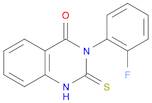 3-(2-Fluorophenyl)-2-thioxo-2,3-dihydroquinazolin-4(1H)-one