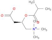 (3R)-3-(2-methylpropanoyloxy)-4-trimethylazaniumylbutanoate