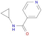 4-Pyridinecarboxamide,N-cyclopropyl-(9CI)