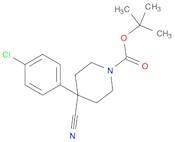 tert-Butyl 4-(4-chlorophenyl)-4-cyanopiperidine-1-carboxylate