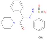 (E)-4-Methyl-N'-(2-oxo-1-phenyl-2-(piperidin-1-yl)ethylidene)benzenesulfonohydrazide