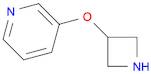 Pyridine, 3-(3-azetidinyloxy)- (9CI)