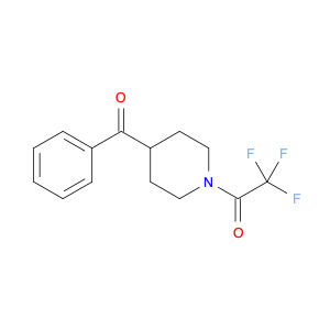 2,2,2-Trifluoro-1-(4-benzoylpiperidin-1-yl)ethanone