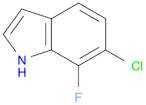 1H-Indole, 6-chloro-7-fluoro-