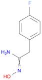 2-(4-FLUORO-PHENYL)-N-HYDROXY-ACETAMIDINE