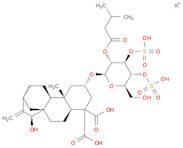 dipotassium dihydrogen 15α-hydroxy-2β-[[2-O-isovaleryl-3,4-di-O-sulphonato-β-D-glucopyranosyl]ox...