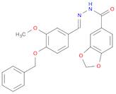 N'-(4-(Benzyloxy)-3-methoxybenzylidene)benzo[d][1,3]dioxole-5-carbohydrazide