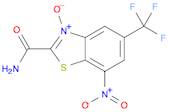 7-Nitro-5-(trifluoromethyl)-2-Benzothiazolecarboxamide 3-oxide