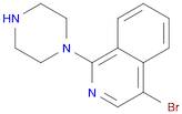 4-BROMO-1-(PIPERAZIN-1-YL)ISOQUINOLINE