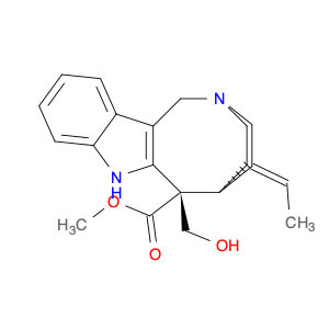 (5S)-4-[(E)-Ethylidene]-1,3,4,5,6,7-hexahydro-6-hydroxymethyl-2α,5-ethano-2H-azocino[4,3-b]indole-…