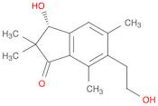 [R,(-)]-2,3-Dihydro-3-hydroxy-6-(2-hydroxyethyl)-2,2,5,7-tetramethyl-1H-indene-1-one