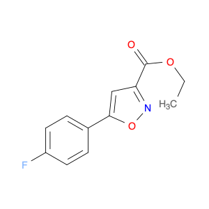 ETHYL 5-(4-FLUOROPHENYL)ISOXAZOLE-3-CARBOXYLATE