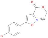 ETHYL 5-(4-BROMOPHENYL)ISOXAZOLE-3-CARBOXYLATE