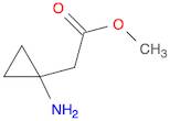 Cyclopropaneacetic acid, 1-amino-, methyl ester (9CI)