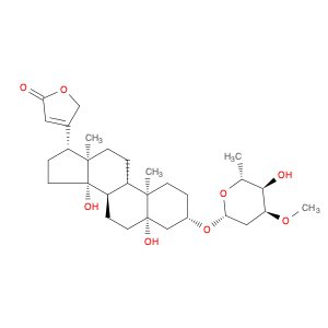 4-((3S,5S,8R,9S,10R,13R,14S,17R)-5,14-Dihydroxy-3-(((2R,4S,5R,6R)-5-hydroxy-4-methoxy-6-methyltetr…