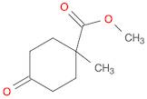 Cyclohexanecarboxylic acid, 1-methyl-4-oxo-, methyl ester