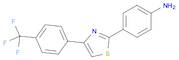 4-(4-(4-(trifluoromethyl)phenyl)thiazol-2-yl)benzenamine