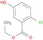 BENZOIC ACID, 2-CHLORO-5-HYDROXY-, ETHYL ESTER