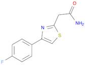 2-[4-(4-FLUOROPHENYL)-1,3-THIAZOL-2-YL]ACETAMIDE