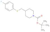 4-(4-Fluoro-phenylsulfanylmethyl)-piperidine-1-carboxylic acid tert-butyl ester