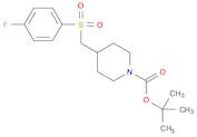 4-(4-Fluoro-benzenesulfonylmethyl)-piperidine-1-carboxylic acid tert-butyl ester