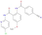 N-(5-Chloro-2-pyridinyl)-2-[(4-cyanobenzoyl)amino]-5-methoxybenzamide