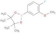 2-(4-FLUORO-3-METHOXYPHENYL)-4,4,5,5-TETRAMETHYL-1,3,2-DIOXABOROLANE