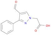 2-(4-Formyl-3-phenyl-1H-pyrazol-1-yl)acetic acid