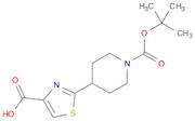 2-(1-(tert-butoxycarbonyl)piperidin-4-yl)thiazole-4-carboxylic acid