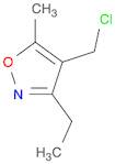 4-(Chloromethyl)-3-ethyl-5-methylisoxazole