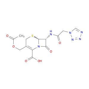 (6R,7R)-7-(2-(1H-TETRAZOL-1-YL)ACETAMIDO)-3-(ACETOXYMETHYL)-8-OXO-5-THIA-1-AZABICYCLO[4.2.0]OCT-2-…