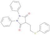 1,2-diphenyl-4-(2-phenylthioethyl)pyrazolidine-3,5-dione