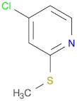 4-CHLORO-2-(METHYLSULFANYL)PYRIDINE