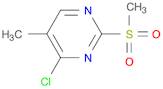 4-Chloro-5-methyl-2-(methylsulfonyl)pyrimidine