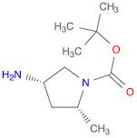 1-Pyrrolidinecarboxylicacid,4-amino-2-methyl-,1,1-dimethylethylester,(2R,4S)-(9CI)