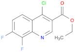 4-Chloro-7,8-difluoroquinoline-3-carboxylic acid ethyl ester