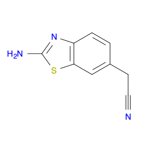 6-Benzothiazoleacetonitrile,2-amino-(9CI)