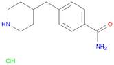 Benzamide, 4-(4-piperidinylmethyl)-, hydrochloride (1