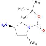 1-Pyrrolidinecarboxylicacid,4-amino-2-methyl-,1,1-dimethylethylester,(2R,4R)-(9CI)