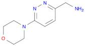 3-Pyridazinemethanamine, 6-(4-morpholinyl)-