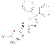 tert-Butyl ((diphenylphosphoryl)-methyl)sulfonylcarbamate