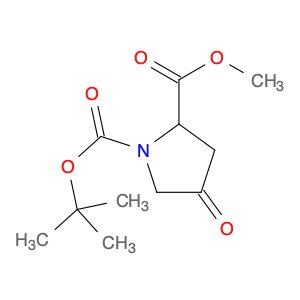 1-tert-butyl 2-methyl 4-oxopyrrolidine-1,2-dicarboxylate